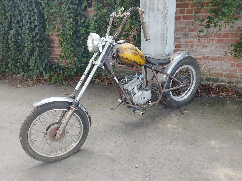 2x Fantic chopper tx130, Fietsen en Brommers, Brommers | Oldtimers, Overige merken, Maximaal 45 km/u, Ophalen