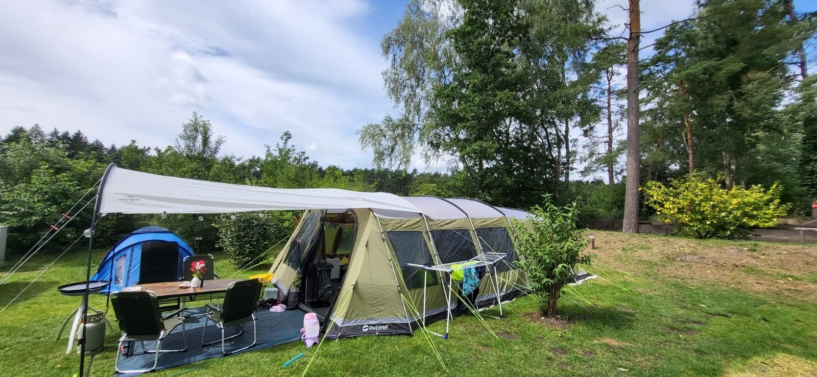 Ruime 7 persoons outwell phoenix tent., Ophalen, Gebruikt