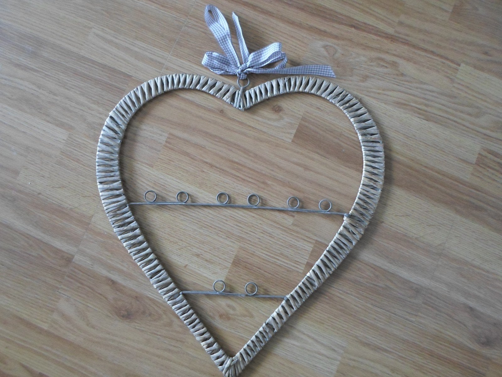Rieten wanddecoratie, Huis en Inrichting, Woonaccessoires | Wanddecoraties, Landelijk, Ophalen, Zo goed als nieuw, Decoratieobject