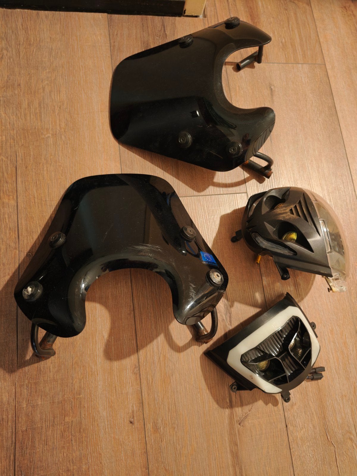 kort laag windscherm zip 50cc 70cc 125cc 180cc, Ophalen, Zo goed als nieuw, Overige typen, Piaggio
