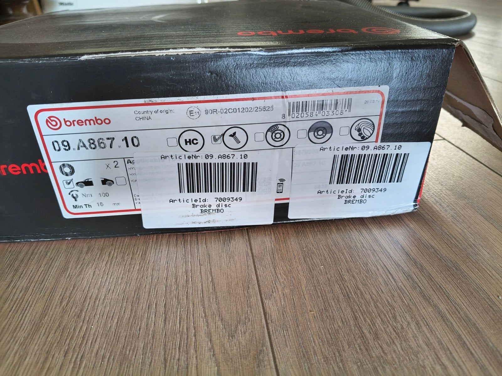 Brembo Remschijven voor Hyundai i10 - Nieuw in doos, Auto-onderdelen, Ophalen, Nieuw, Hyundai