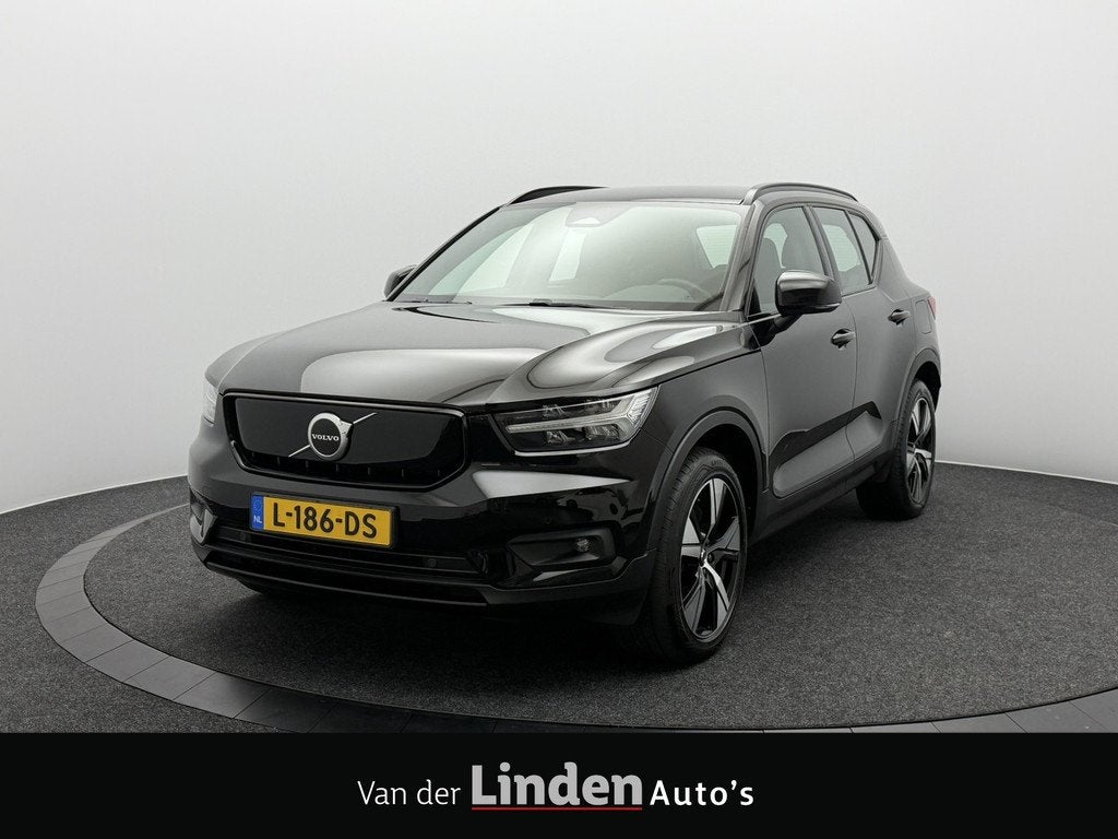 Volvo XC40 Recharge P8 AWD R-Design SOH 93% | Warmtepomp | C, Auto's, Volvo, Stof, Gebruikt, Zwart, 24 min