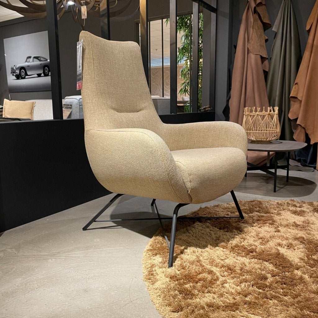 Fauteuil Dutchz 202 - Stof Okergeel - House of Dutchz, Niet ingevuld, Niet ingevuld, Niet ingevuld
