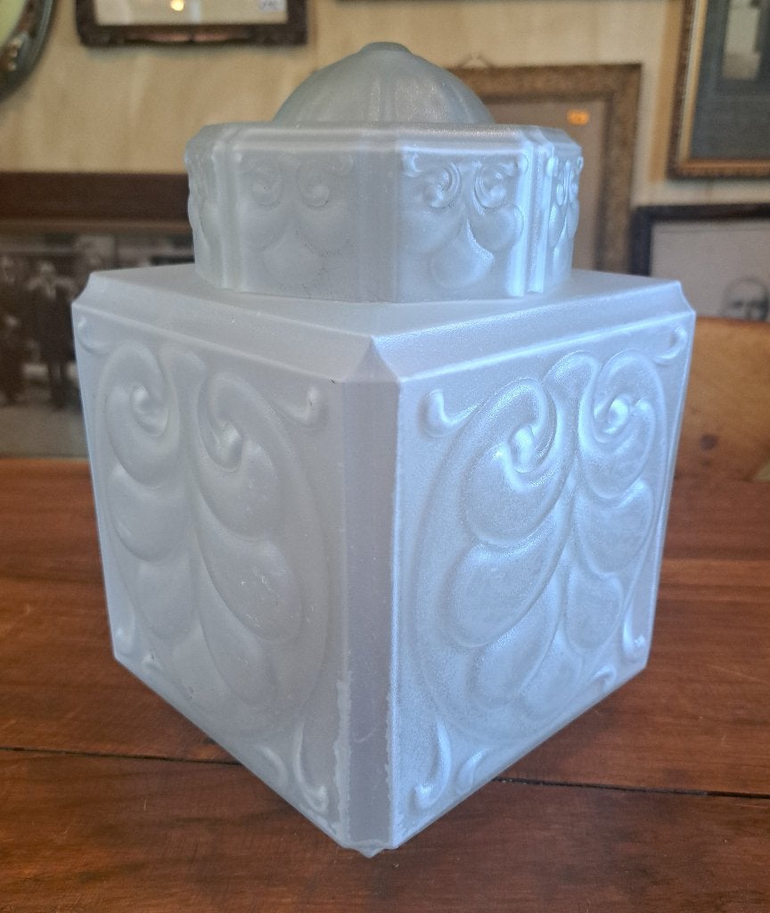 Losse mat glazen lampenkappen Art Deco of Art nouveau stijl, Ophalen