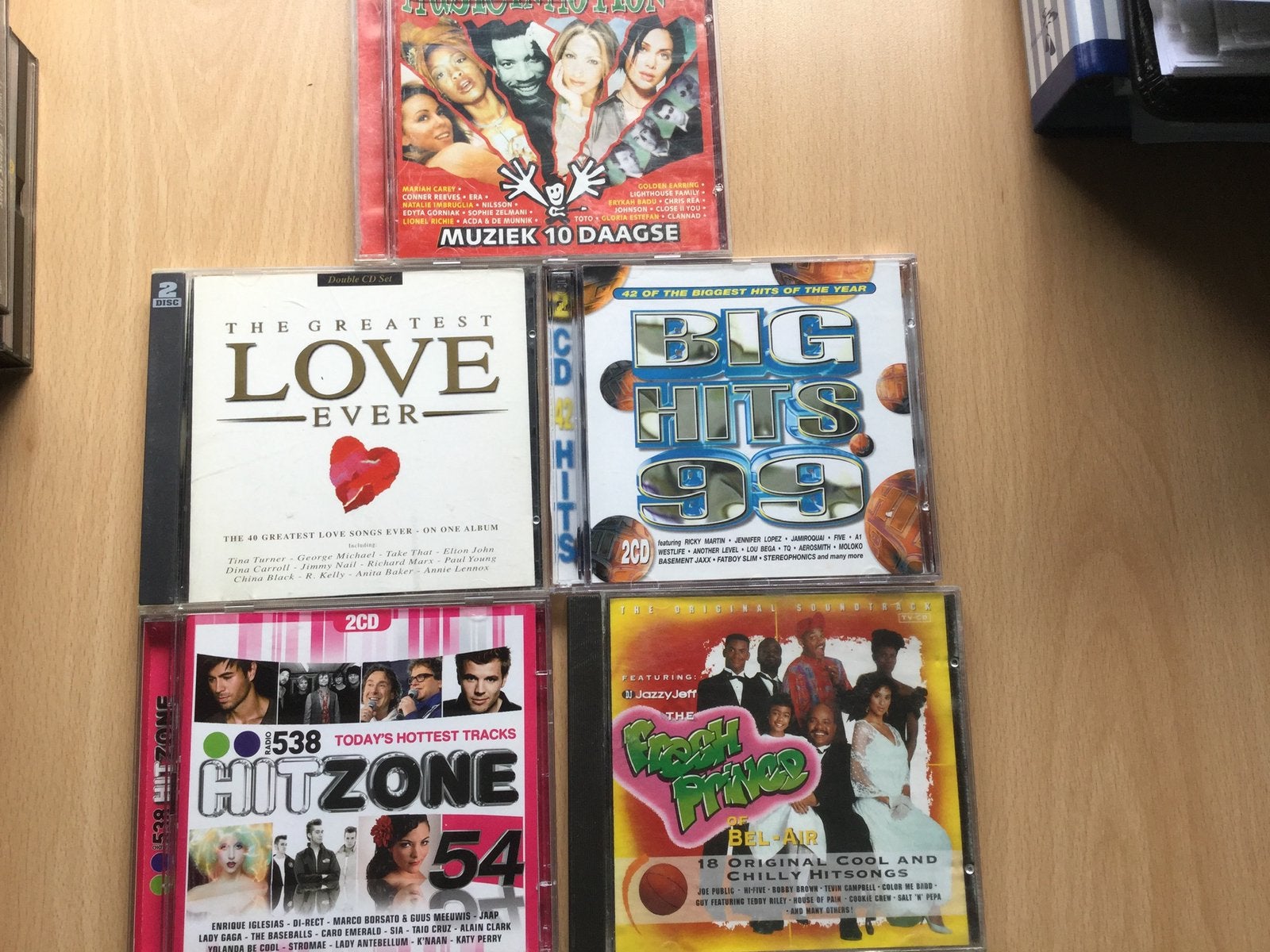 Collectie hitzone en Fresh Prince of Bel Air., Cd's en Dvd's, Ophalen of Verzenden, Zo goed als nieuw, Pop