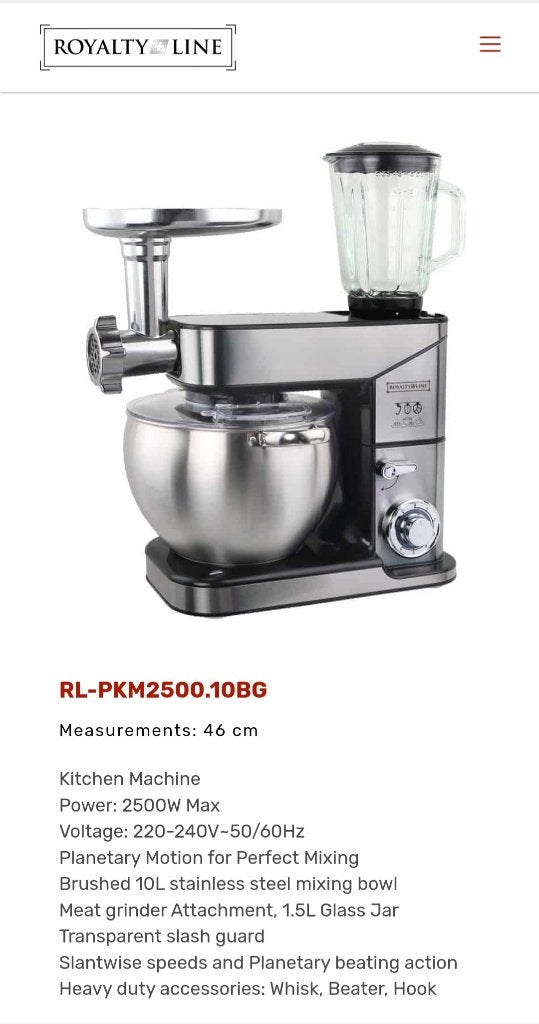 Power Kitchen Machine, 4 liter of meer, Ophalen of Verzenden, Nieuw, 3 snelheden of meer