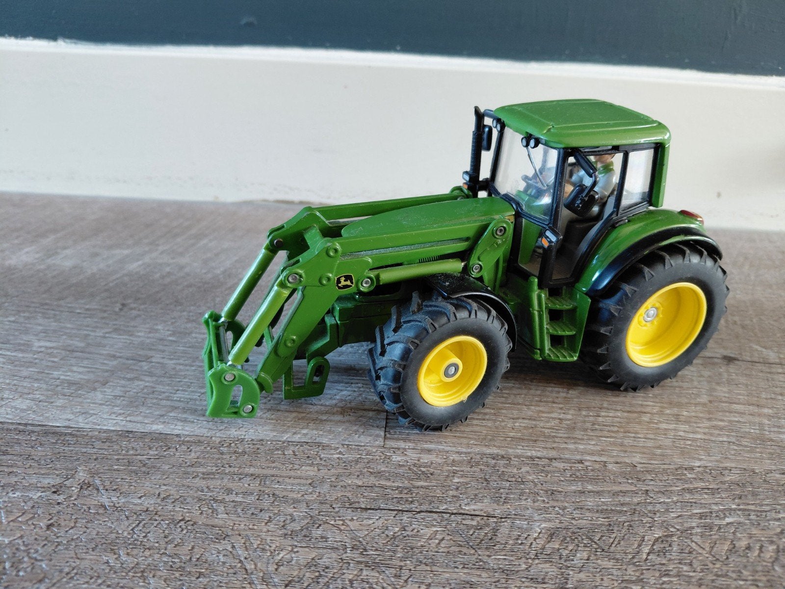 John Deere Tractor met Voorlader - Speelgoed, Ophalen of Verzenden, Gebruikt
