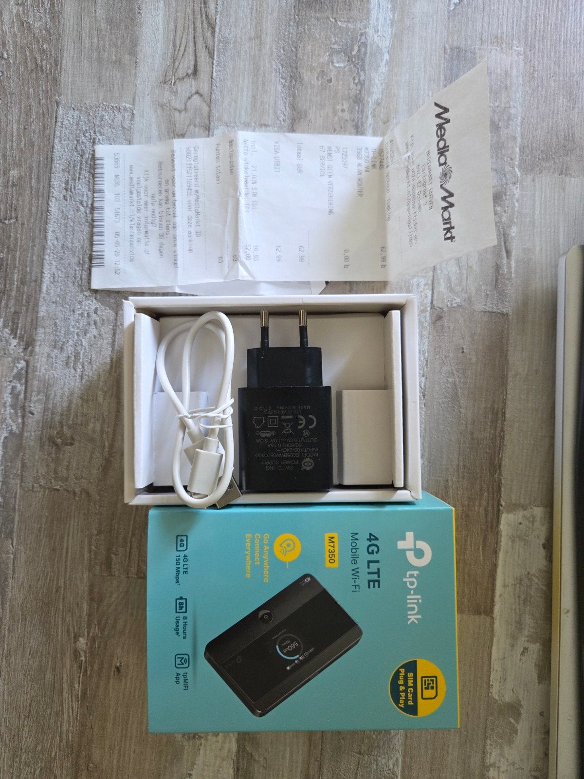 TP-Link M7350, Computers en Software, Routers en Modems, Ophalen of Verzenden, Zo goed als nieuw, Tp-link
