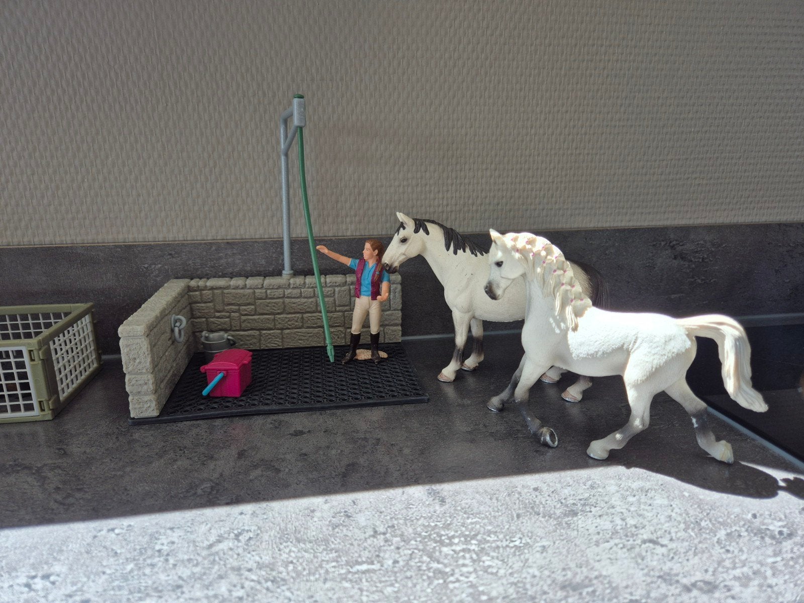 Schleich setje, Kinderen en Baby's, Speelgoed | Overig, Ophalen of Verzenden, Zo goed als nieuw, Jongen of Meisje