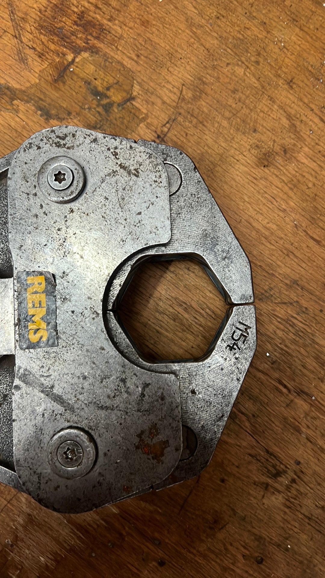Persbek rems mapress xpress  vsh 54 mm, Ophalen of Verzenden, Zo goed als nieuw