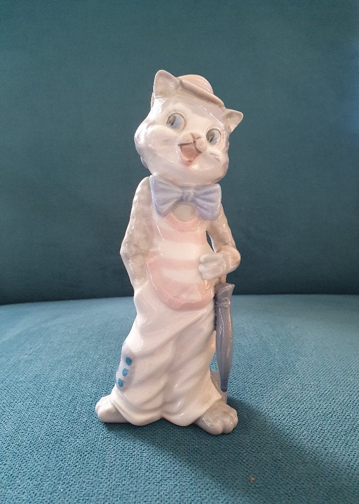 Casades beeldje kat, Ophalen of Verzenden, Zo goed als nieuw, Dier
