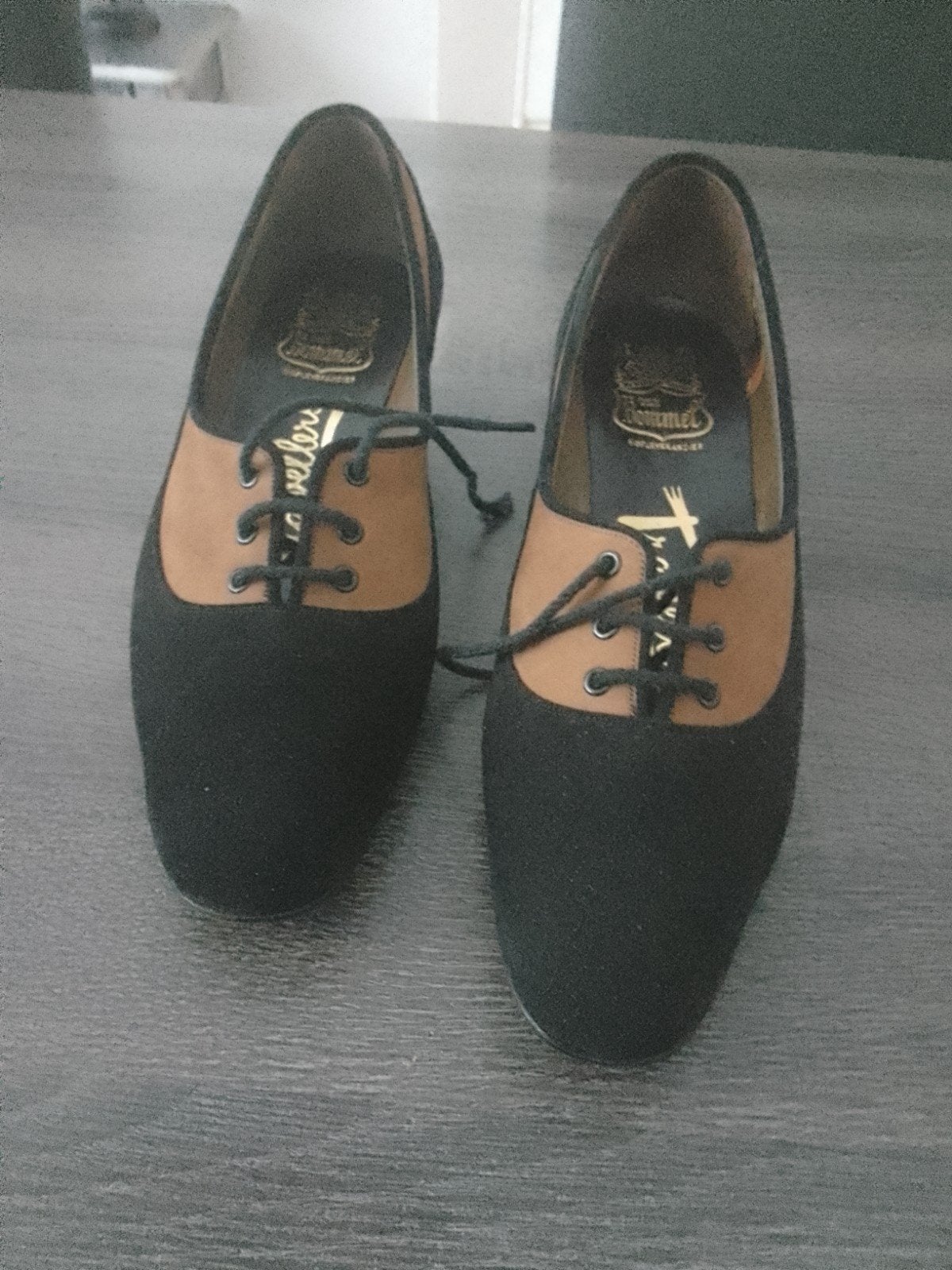 Van Bommel dames veterschoenen - Zwart/Bruin, Ophalen, Schoenen met lage hakken, Zwart, Van Bommel