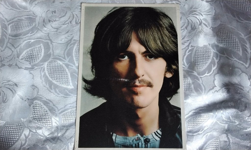 Iconische foto George Harrison Origineel White Album (1968), Ophalen of Verzenden, Voor 1940, Gebruikt, Overige onderwerpen