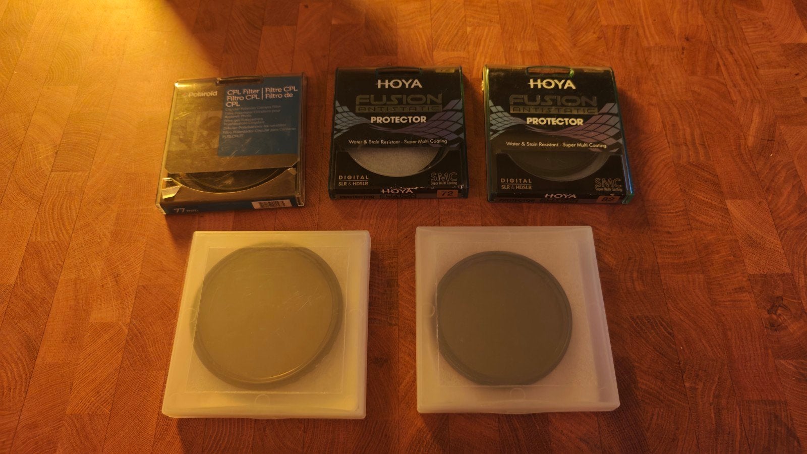 Variabele ND filters en PL filters, 70 tot 80 mm, Hoya, Filterset, Ophalen of Verzenden
