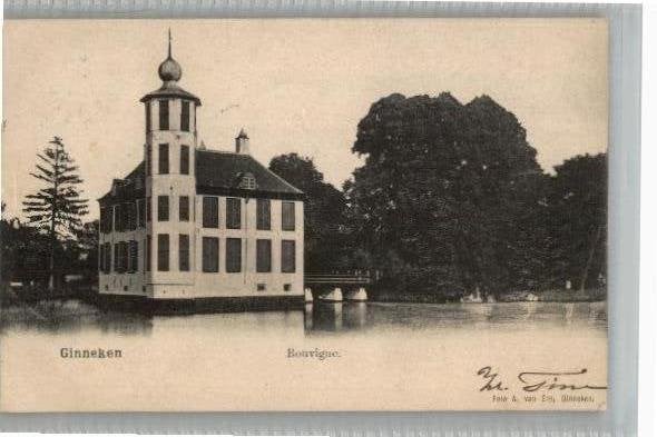 Ginneken Bouvigne st 1904 foto A van Erp, Verzamelen, Ophalen of Verzenden, Voor 1920, Gelopen, Noord-Brabant