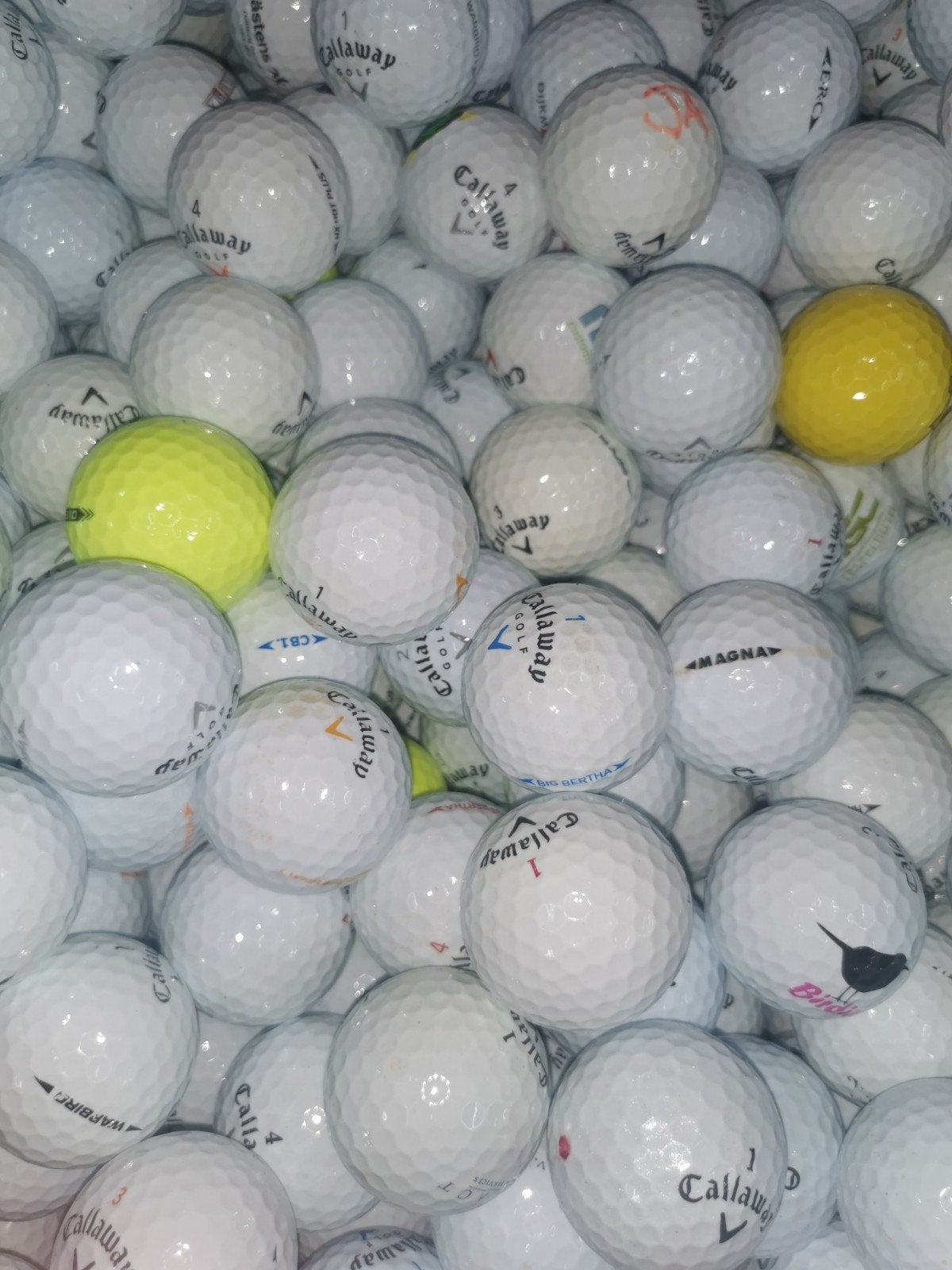 Callaway warbird golfballen AAAA kwaliteit 100 stuks, Ophalen of Verzenden, Bal(len), Callaway