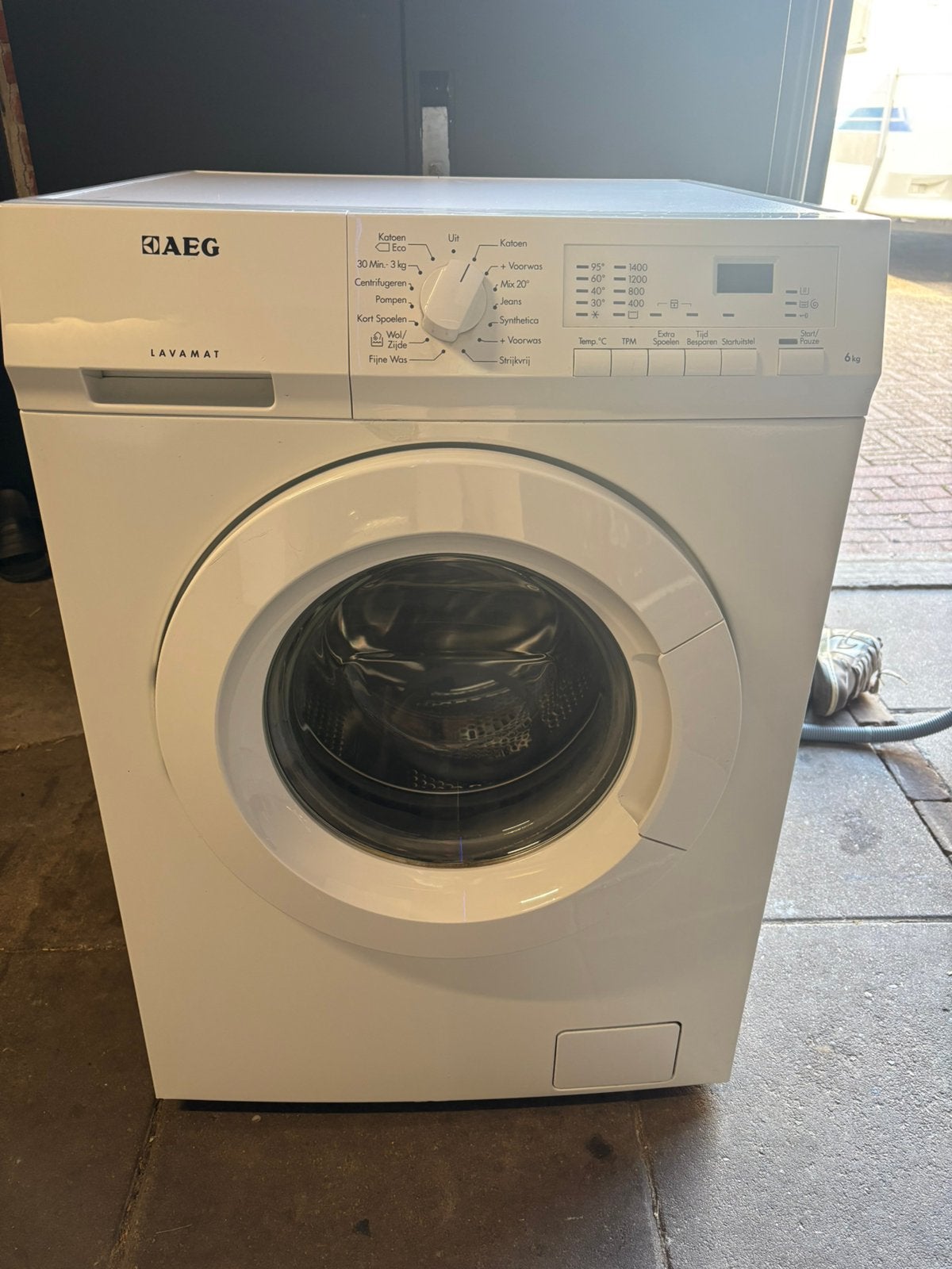 Nette AEG Lavamat wasmachine * bezorgen mogelijk *, Witgoed en Apparatuur, Ophalen, Gebruikt, Voorlader, 85 tot 90 cm
