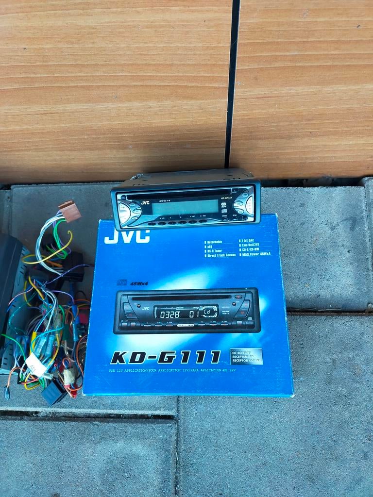 JVC KD-G311 en KD-G111 Autoradio's met CD/MP3, Ophalen, Gebruikt