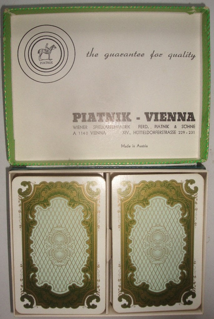 Piatnik Vienna speelkaarten Wiener Spielkartenfabrik, Ophalen of Verzenden, Zo goed als nieuw, Speelkaart(en)