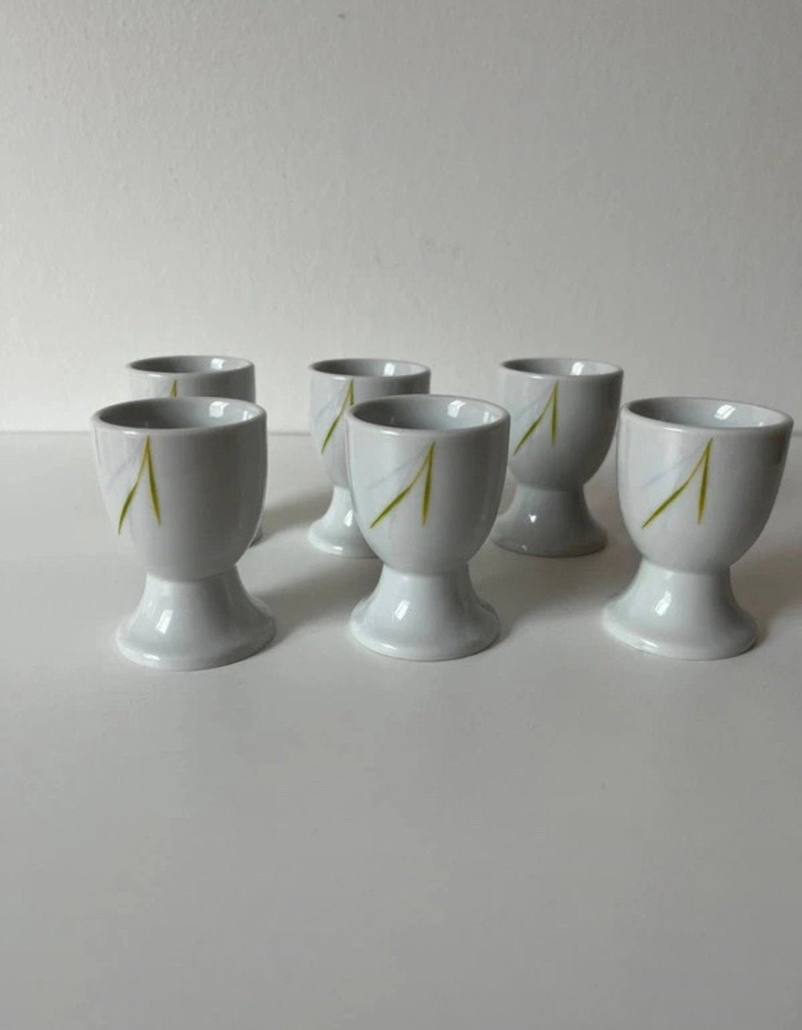 Eierdopjes set – 6 stuks Van Well Aviva Edles Porcelain, Ophalen, Overige merken, Overige typen, Zo goed als nieuw