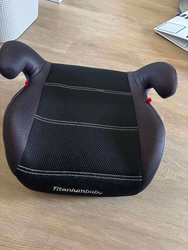 Titaniumbaby zitverhoger - geen Isofix, Overige merken, Autogordel, 15 t/m 36 kg, Ophalen of Verzenden