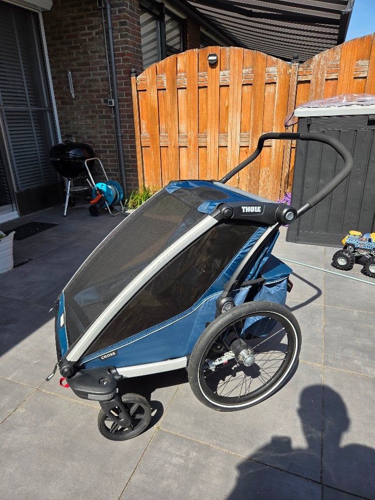 Thule charriot cross 2, Ophalen, Opvouwbaar, Zo goed als nieuw, 40 tot 60 kg