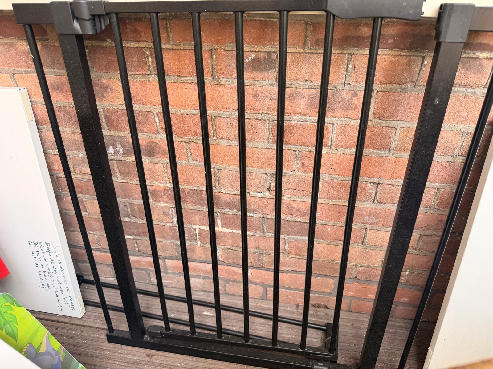 Zwart metalen klemhekje, uitschuifbaar, Ophalen, Gebruikt, Klemhekje, Metaal of IJzer