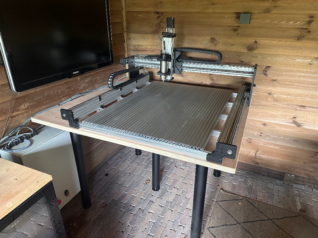 CNC portaalfrees OpenCNC QA-22 – 1100x1100, 8 draaiuren, Ophalen, OpenCNC, Overige soorten, Zo goed als nieuw