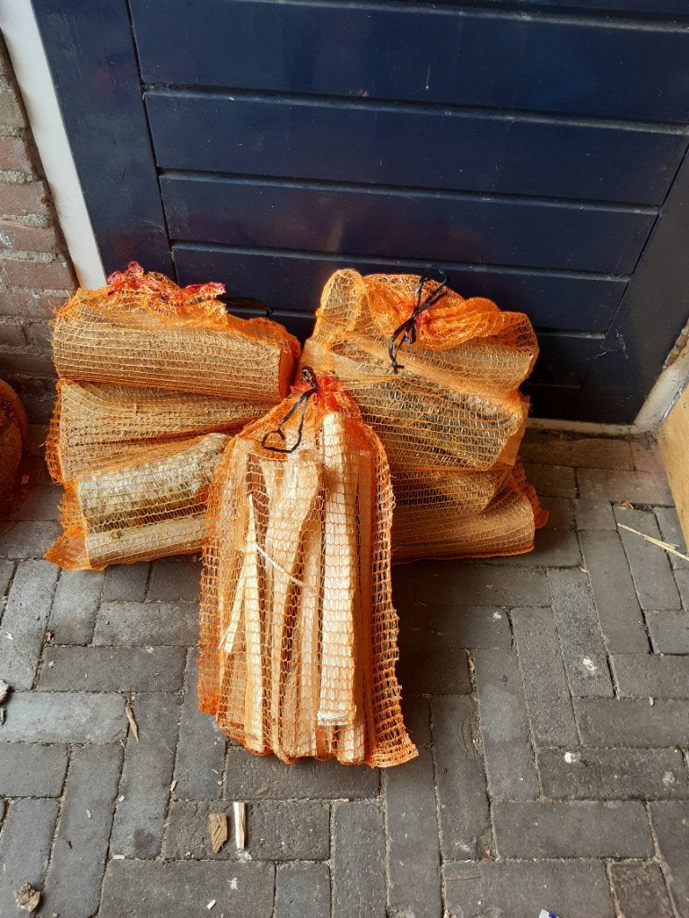 Superbundel 2zakken haardhout + 1zak aanmaakhout, Minder dan 3 m³, Ophalen