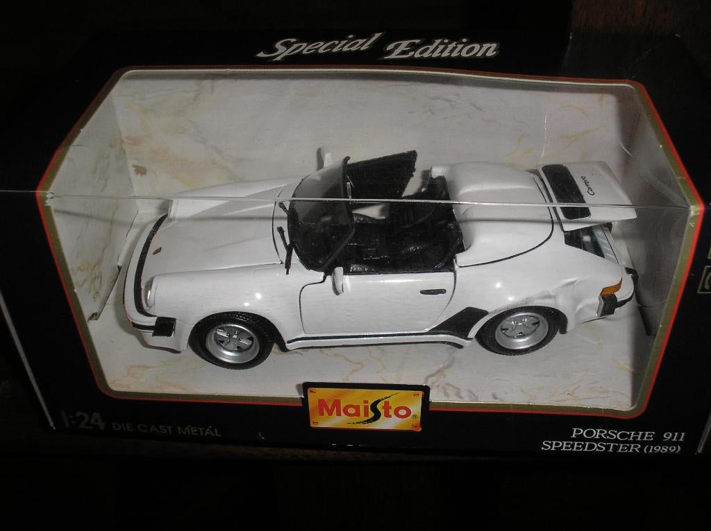 Porsche : 911 , maisto, speedster 1989, nieuw, Hobby en Vrije tijd, Modelauto's | Overige schalen, Ophalen of Verzenden, Nieuw