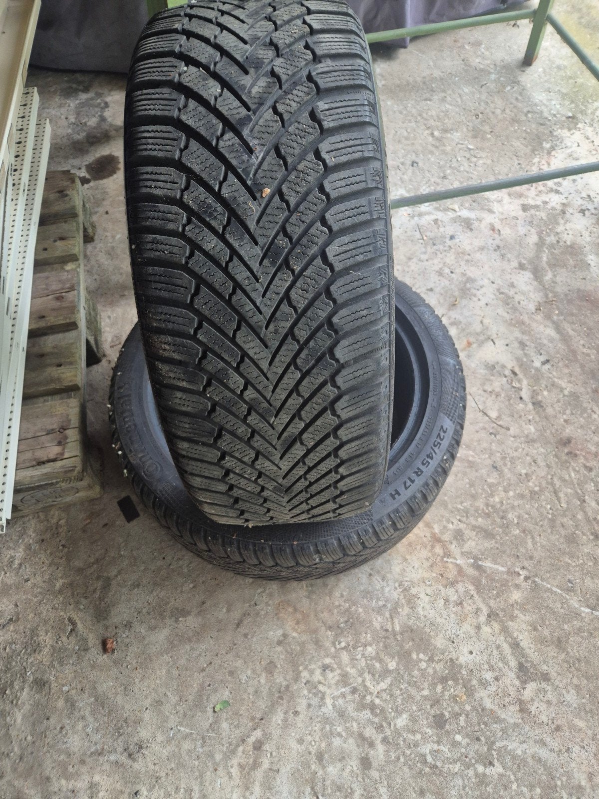 2x Continental 225/45 - 17, Ophalen, Zo goed als nieuw