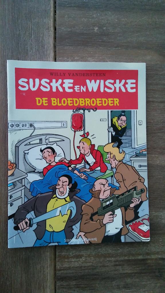 Suske en Wiske de bloedbroeder Sanquin uitgave 2013 strip, Eén stripboek, Ophalen of Verzenden, Gelezen