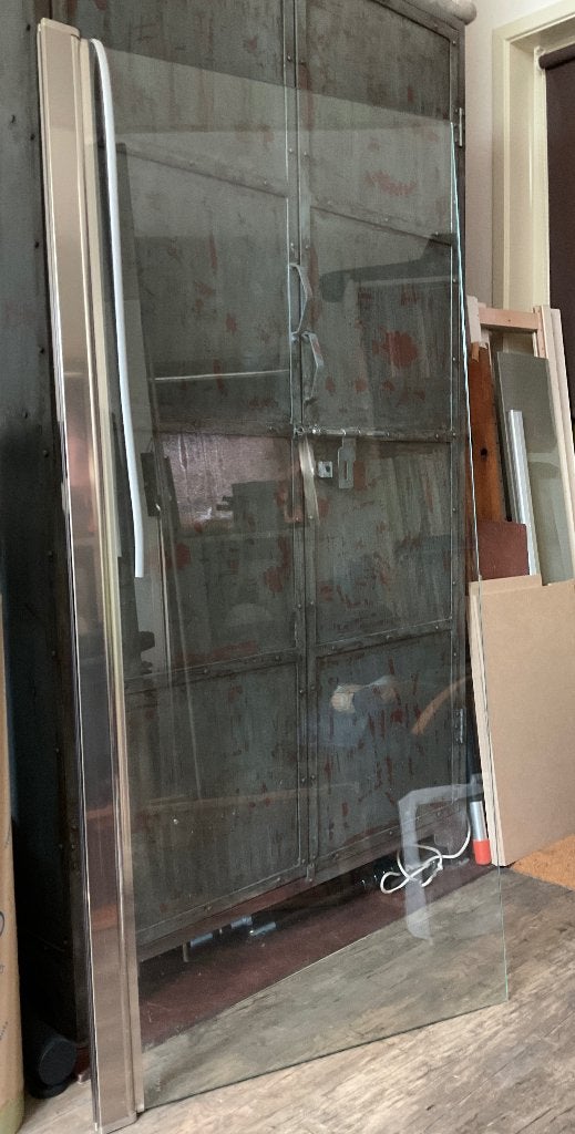 Badwand van Haceka, Ophalen, Nieuw, Glas, Bad