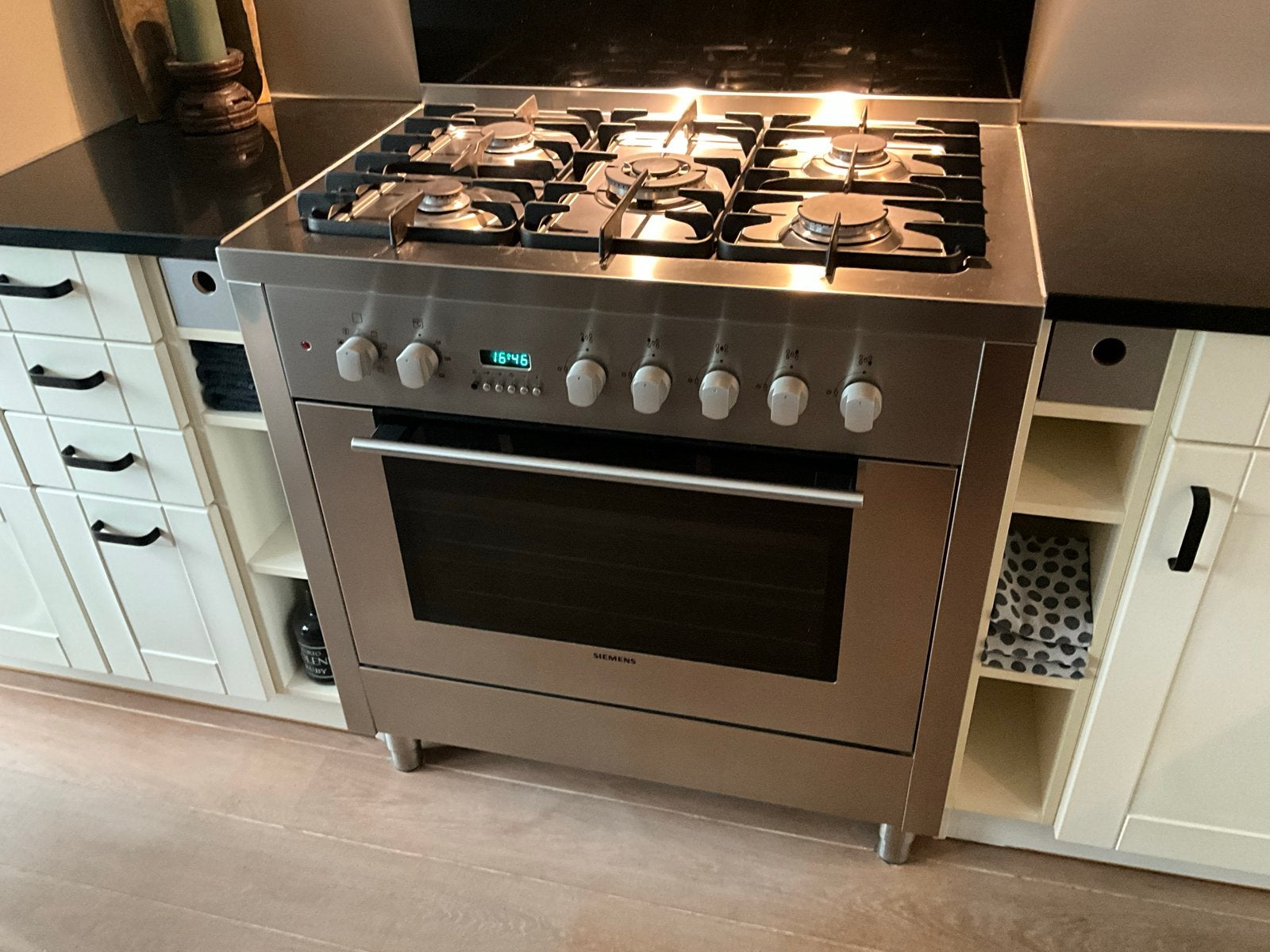 Siemens Fornuis met 5 Pitten en Oven, Ophalen, Gebruikt, Oven, Siemens