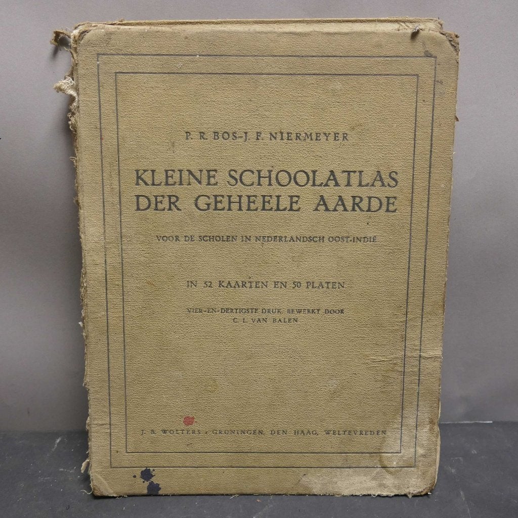 Atlas Nederlandsch Oost Indie BU2 NOI school kaarten, Antiek en Kunst, Ophalen of Verzenden