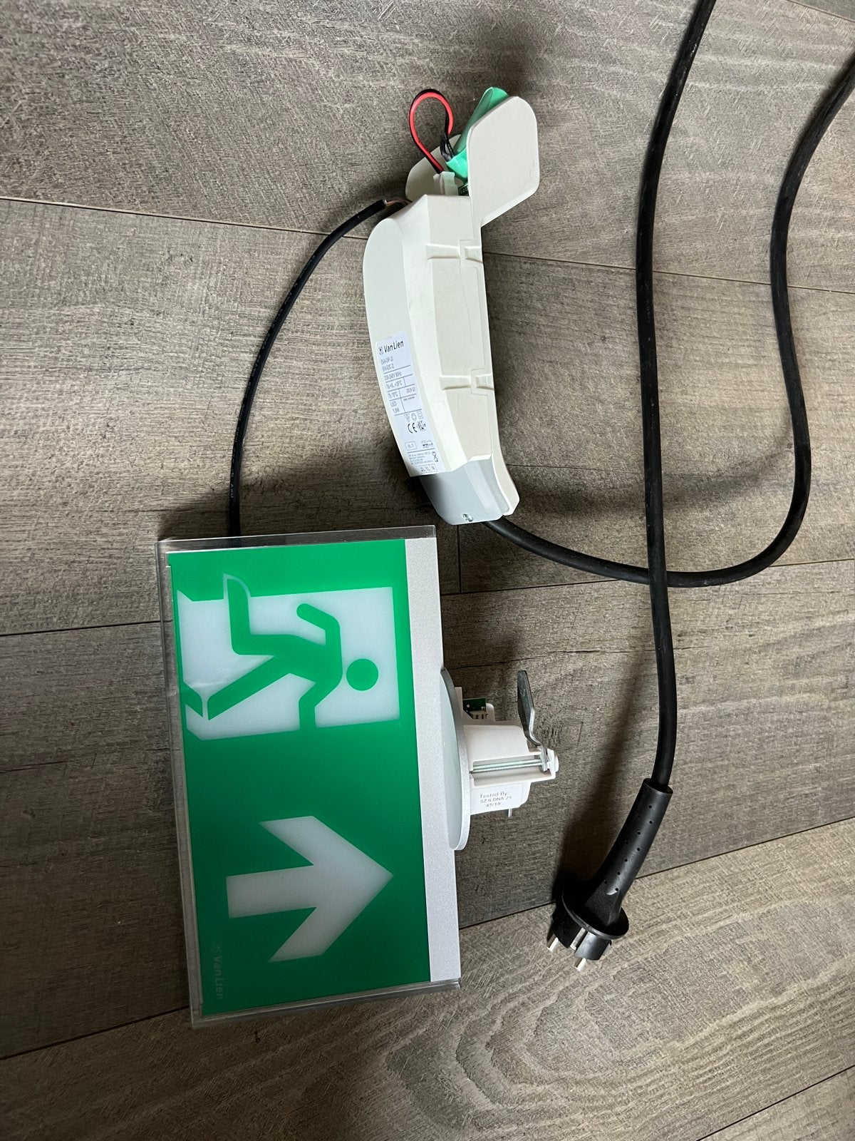 Nooduitgang verlichting - Van Lier, Verzenden, Gebruikt, Overige merken, Overige typen