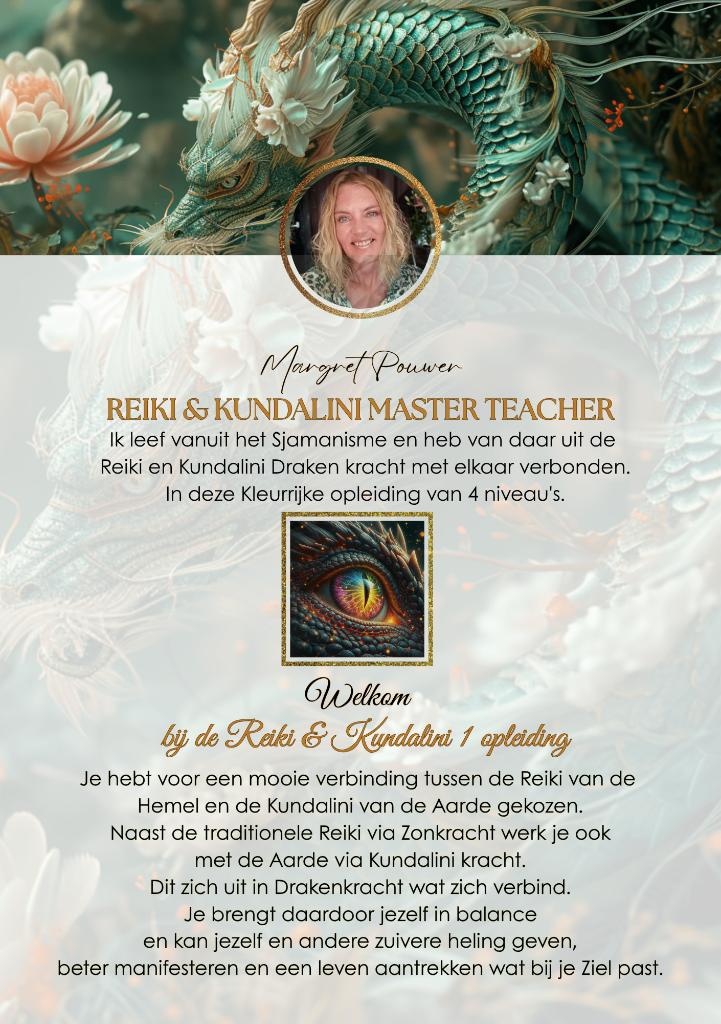 Reiki & Kundalini Opleidingen incl. DrakenMeditaties, Thuisstudie, Spiritueel of Alternatief