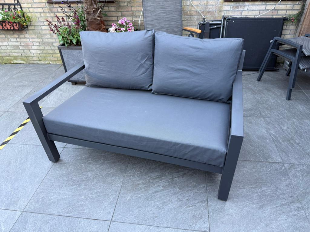 life Tuin setje bankje plus stoel, Ophalen, Zo goed als nieuw
