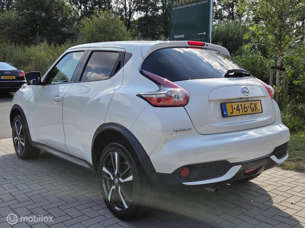 Nissan Juke 1.2 DIG-T S/S N-Vision 360Camera|Navi|Led|Crui, Auto's, Nissan, Voorwielaandrijving, Euro 6, 116 pk, Wit
