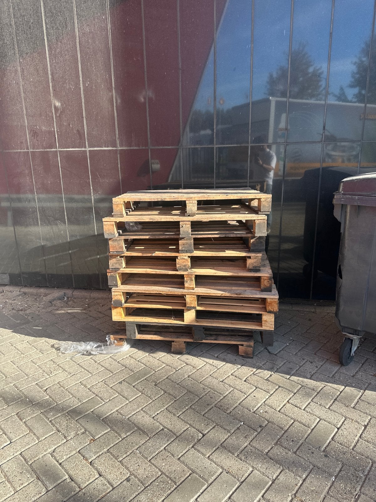 Diverse gebruikte pallets
