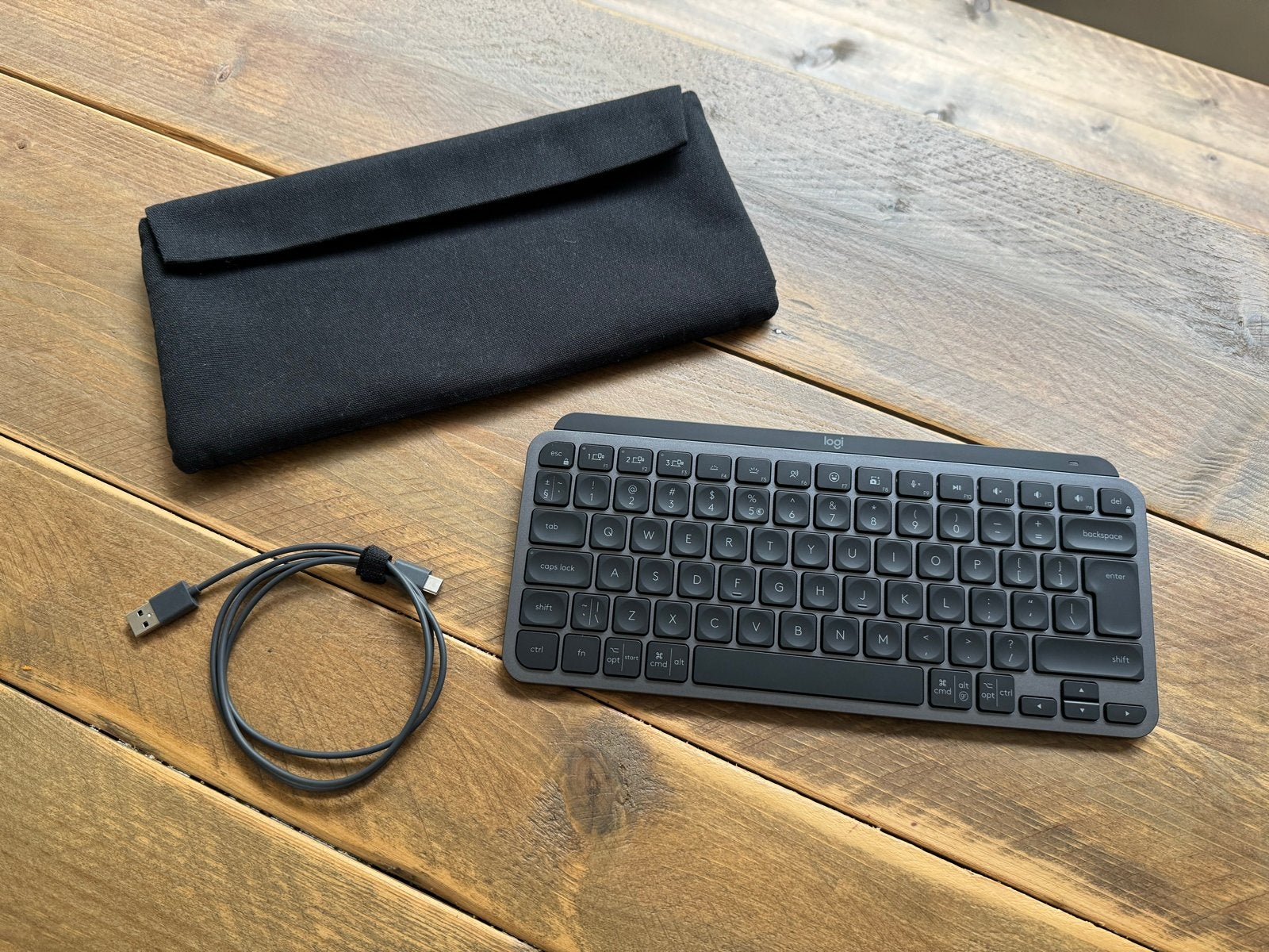 Logitech MX Keys Mini - Draadloos Toetsenbord (QWERTY), Ophalen of Verzenden, Zo goed als nieuw, Draadloos, Qwerty