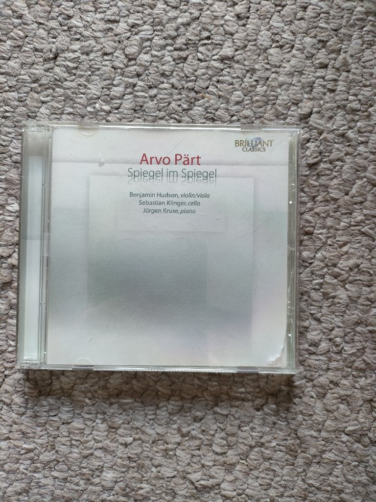 Arvo Pärt Spiegel im spiegel, Ophalen of Verzenden, Zo goed als nieuw