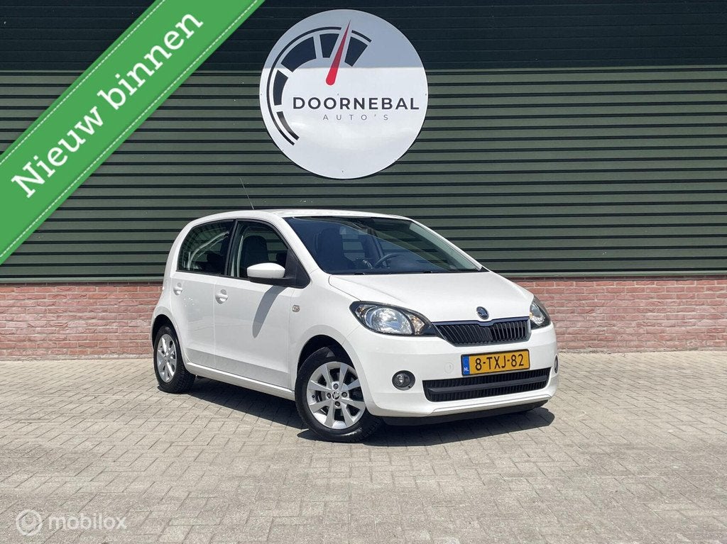 Skoda Citigo 1.0 Greentech Drive / KEURIG / GOED ONDH / NAVI, Auto's, Skoda, Voorwielaandrijving, Euro 5, Stof, Gebruikt