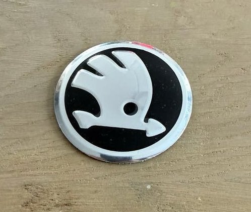 Skoda Naafkap Stickers (57mm) - Set van 4 stickers, Ophalen of Verzenden, Nieuw