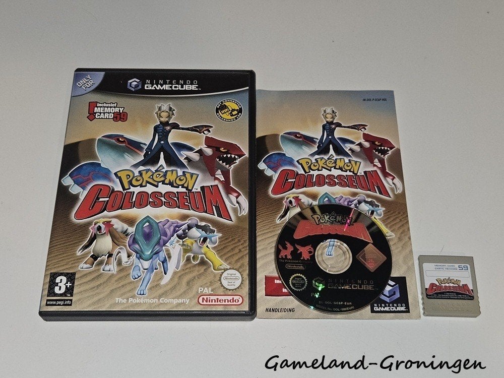 Pokemon Colosseum met Memorycard (Gamecube), Gebruikt, -, -, 1 speler