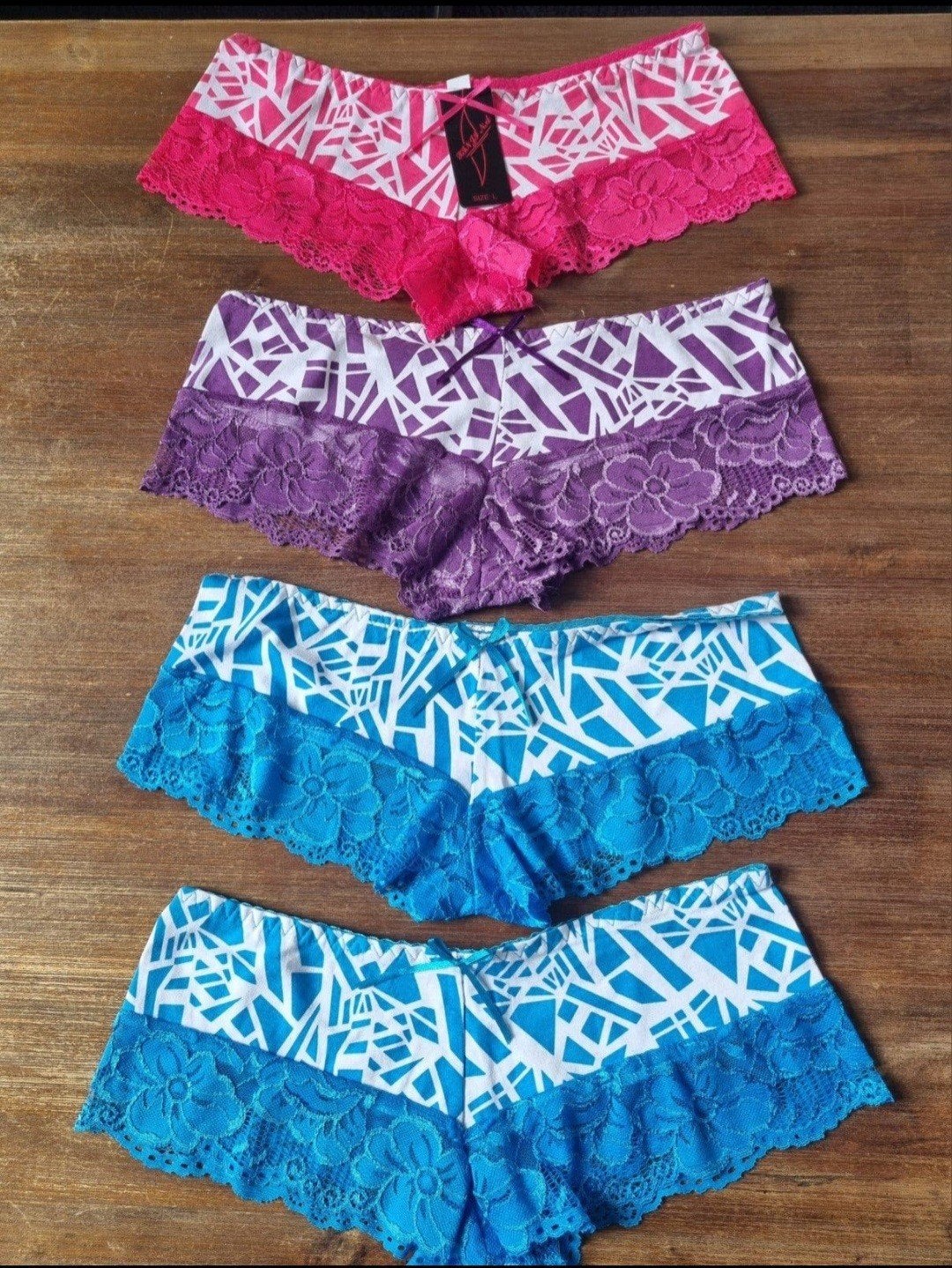 4x NIEUWE Damesslips Maat L - R.aoqing - Diverse kleuren, Kleding | Dames, Ondergoed en Lingerie, R.aoqing, Ophalen of Verzenden