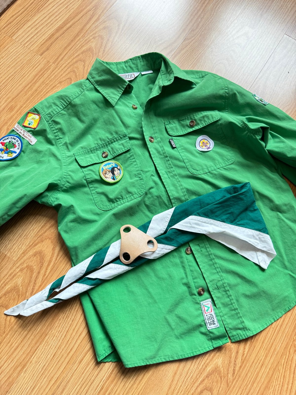 Scoutfit Welpenblouse Maat 146, Ophalen of Verzenden, Gebruikt, Jongen of Meisje, Overhemd of Blouse
