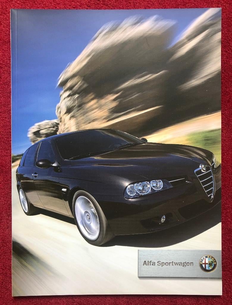 Alfa Romeo Sportwagon 2003 folder, Alfa Romeo, Ophalen of Verzenden, Zo goed als nieuw, Alfa Romeo