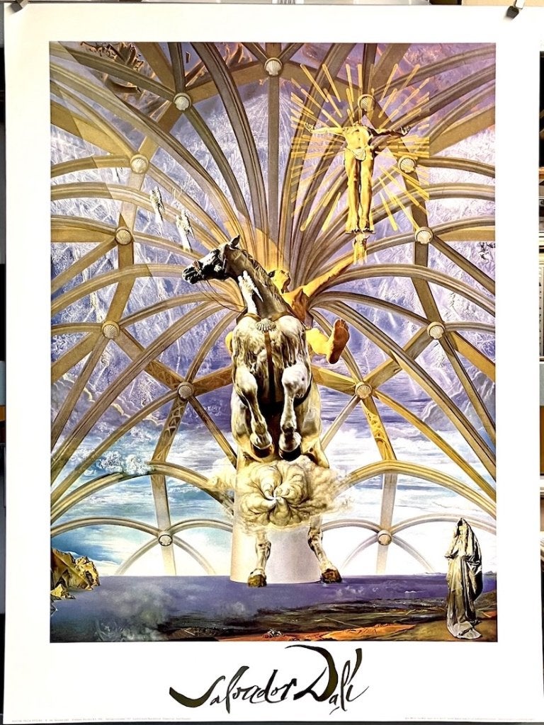 Salvador Dali - Santiago el Grande - Print 1994 / Demart, Antiek en Kunst, Ophalen