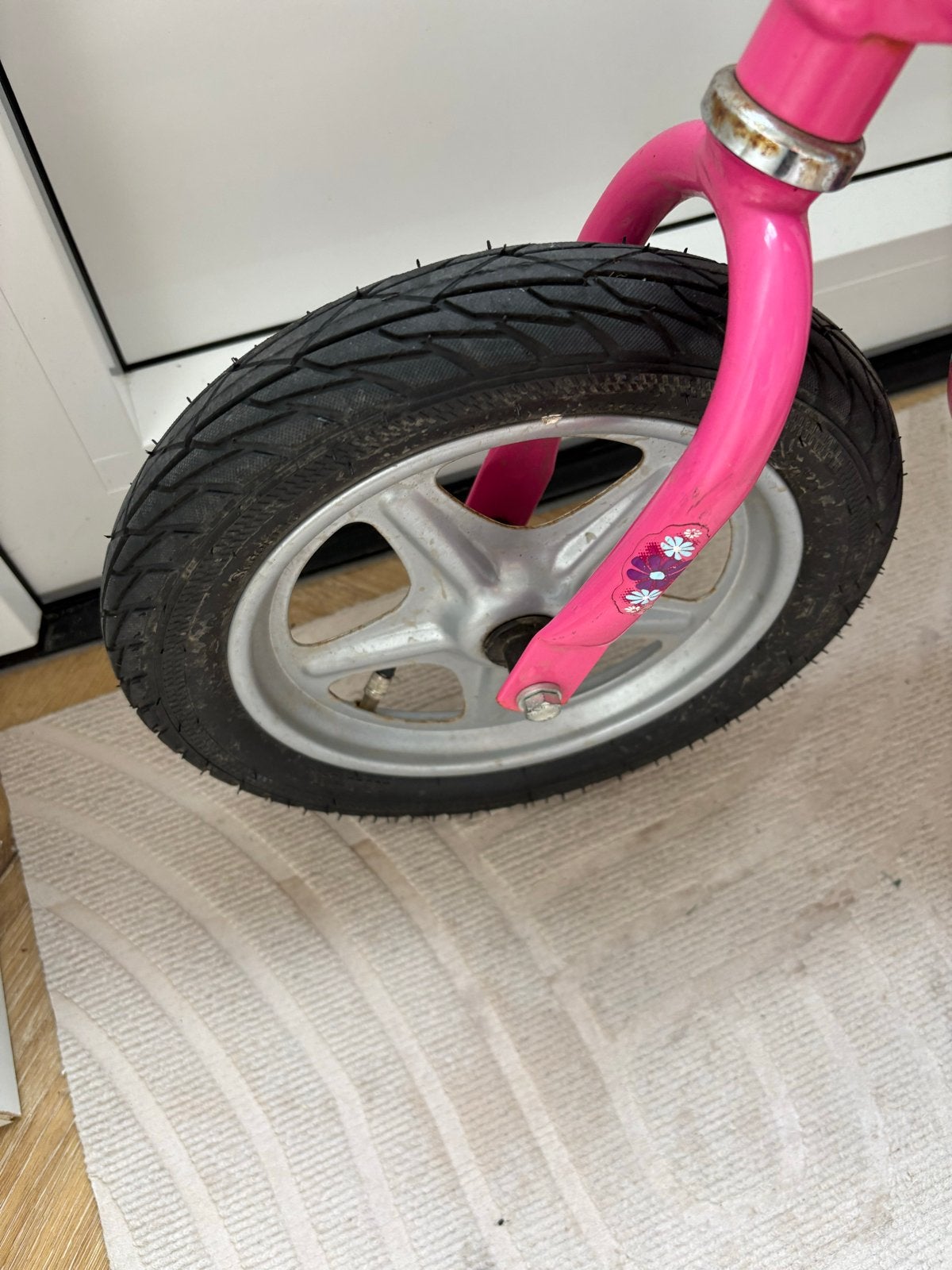 Roze Puky loopfiets, Fietsen en Brommers, Ophalen, Gebruikt, Minder dan 16 inch